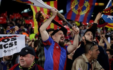 Barcelona fans - Credit: AP Photo/Emilio Morenatti