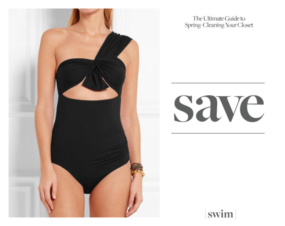 <p>Hold on to any and all one-pieces, especially if they look anything like the Marysia Venice one-shouldered swimwear — because once the sun sets, you can wear it out on the town with a low-slung skirt or pants, some high-heeled sandals, and the glow you just got. Who doesn’t love a swimsuit that multitasks? </p><p>Marysia Venice One-Shoulder, $343, <a href="https://www.net-a-porter.com/us/en/product/655363/marysia/venice-one-shoulder-swimsuit" rel="nofollow noopener" target="_blank" data-ylk="slk:Net-a-Porter;elm:context_link;itc:0;sec:content-canvas" class="link ">Net-a-Porter</a><br></p>