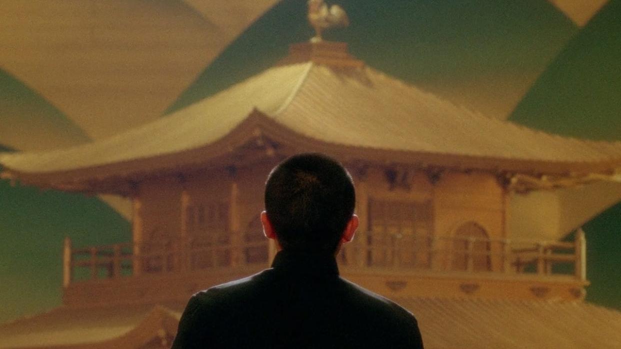  A shot of the Golden Pavillion in Mishima: A Life in Four Chapters. 