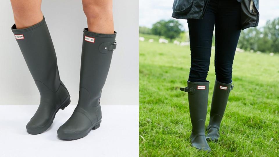 Rainy day weather this spring will be no match for these Hunter wellies.