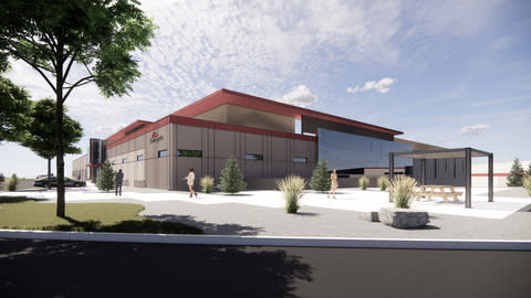 Entegris' new Manufacturing Center of Excellence in Colorado Springs, CO, is expected to begin initial commercial operations in 2025 (Graphic: Entegris)