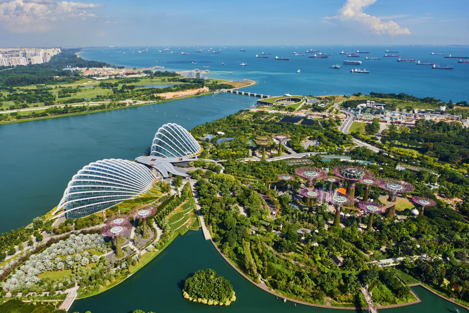 Gardens by the Bay in Singapore. (Photo: Gettyimages)