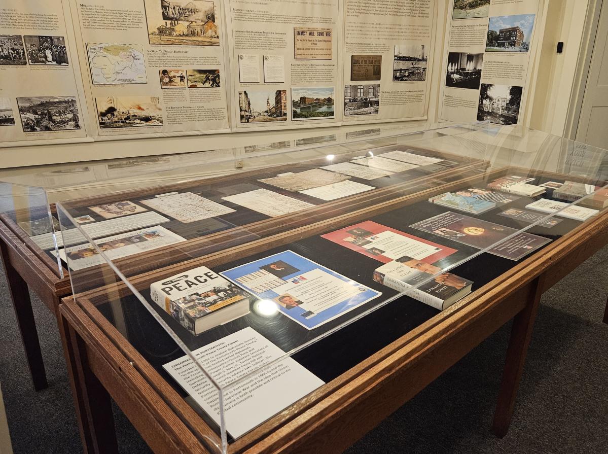 Portsmouth Peace Treaty 2024 Exhibit in John Paul Jones House Museum showcases...