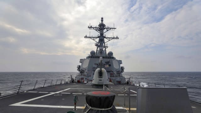 Guided-missile destroyer USS Higgins.