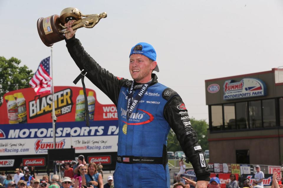 blake alexander nhra funny car