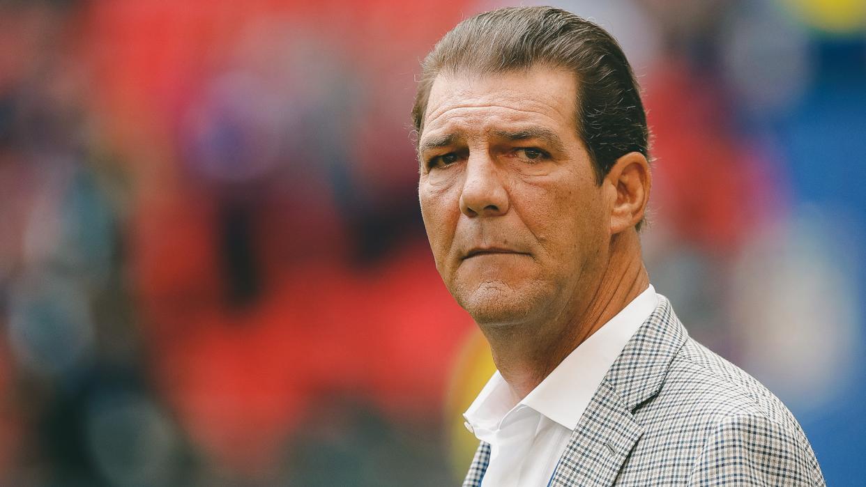 Baltimore Ravens owner Stephen Bisciotti before an NFL football game against the Jacksonville Jaguars at Wembley Stadium in LondonRavens Jaguars Football, London, United Kingdom - 24 Sep 2017.