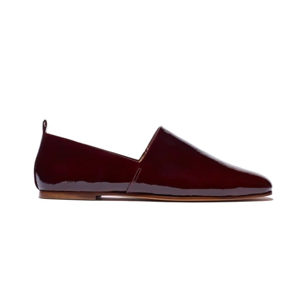 <p>Emme Parsons Soft Loafer in Dark Brown Patent, $435, <a href="https://www.emmeparsons.com/collections/all/products/soft-loafer-in-dark-brown-patent-1" rel="nofollow noopener" target="_blank" data-ylk="slk:available here;elm:context_link;itc:0;sec:content-canvas" class="link ">available here</a>.</p>