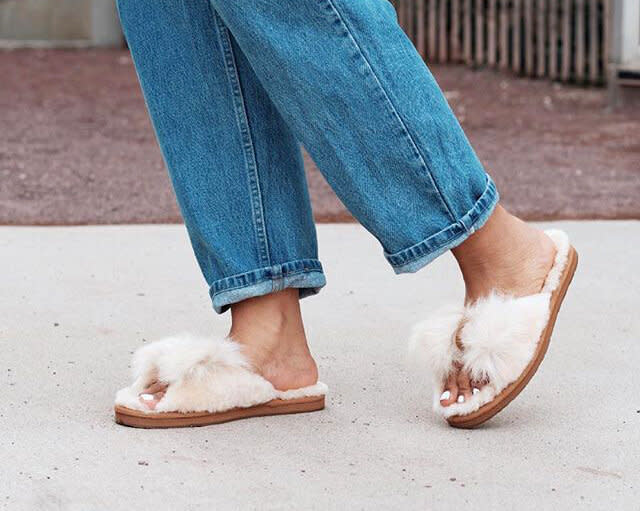 Ugg slippers are the perfect summer accessory — and they're on sale right now at Zappos. (Photo: Instagram/Ugg)