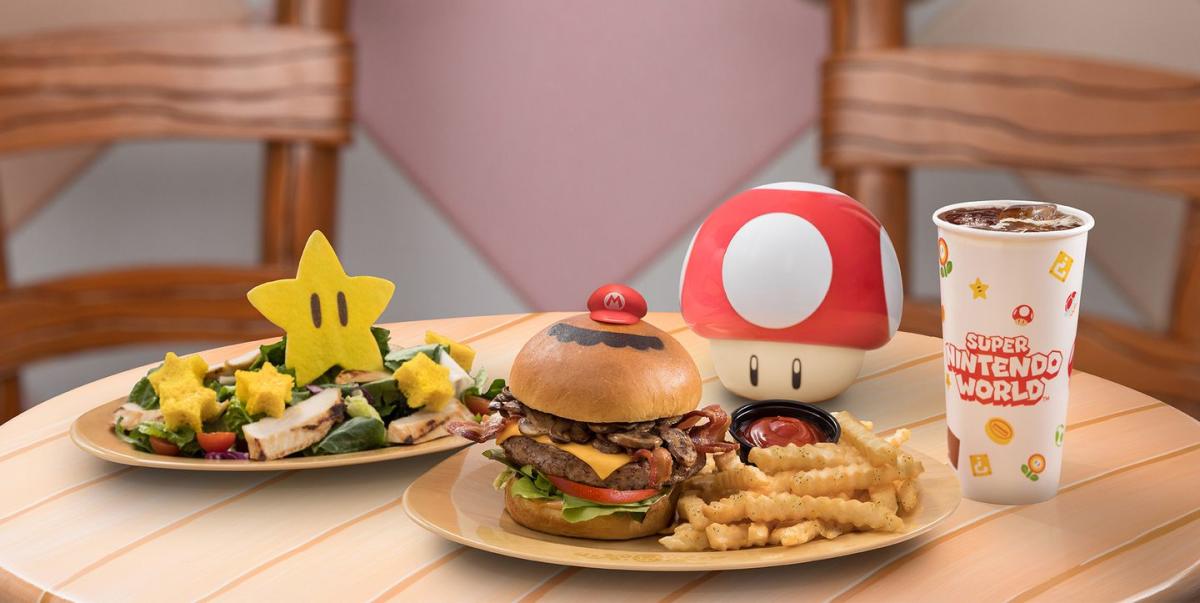 Mario At The Dining Room Menu