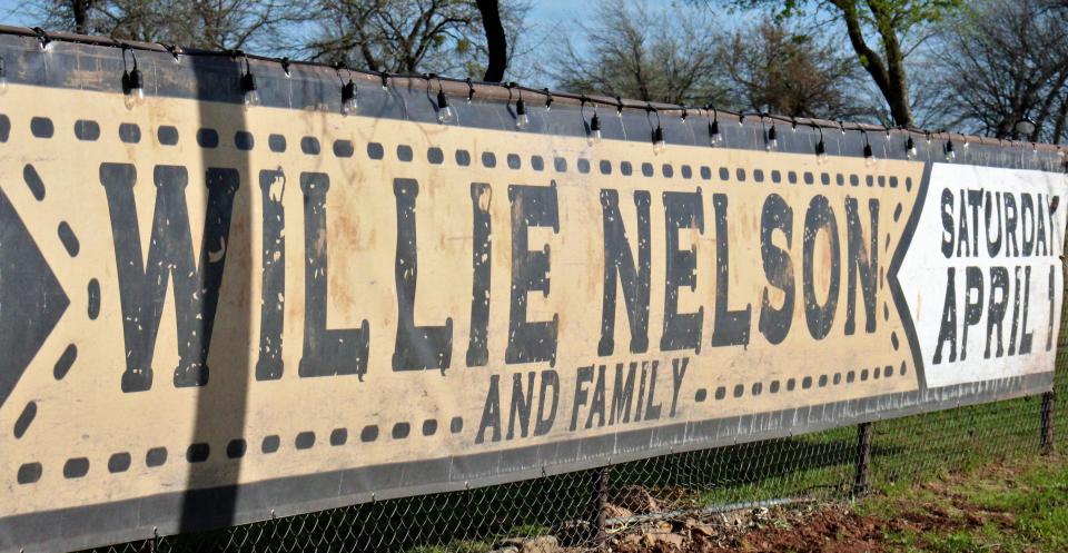 Scheduled for the 2020 festival, Willie Nelson finally will be making his appearance at the two-day outdoor event in northwest Abilene. He is on stage at 9:30 p.m. Saturday.