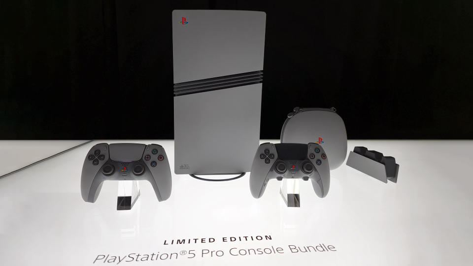 PlayStation 5 Pro and DualSense controllers — 30th anniversary edition