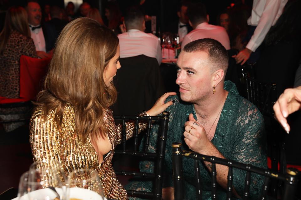 <p>Sam Smith and Cheryl at the 2019 Attitude Awards</p>Dave Benett