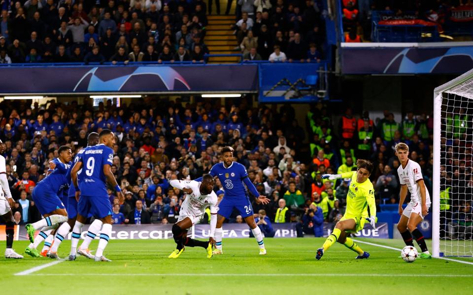 Wesley Fofana gives Chelsea the lead at Stamford Bridge - Andrew Boyers/Action Images via Reuters