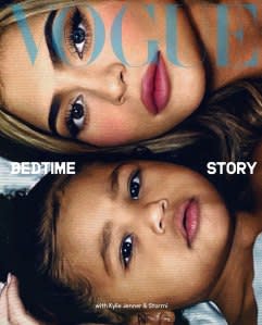 Kylie Jenner and Stormi Webster Vogue CS Cover
