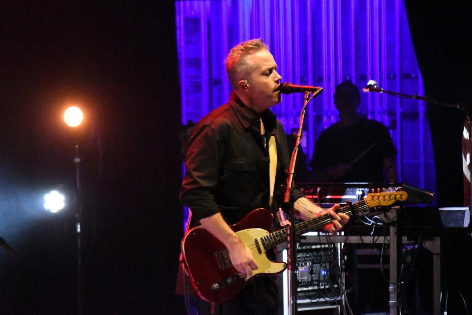 Jason Isbell and the 400 Unit performed Monday Feb. 19, 2024 at CFCC Wilson Center in front of a packed house in downtown Wilmington, N.C. KEN BLEVINS/STARNEWS