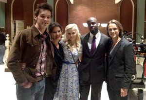 Wyclef Jean and the cast of Nashville | Photo Credits: Wyclef Jean/Twitter