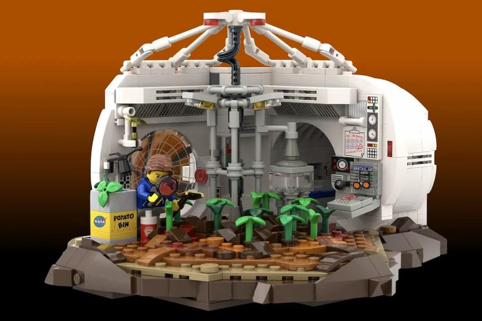 Concept image of the Lego Ideas The Martian submission