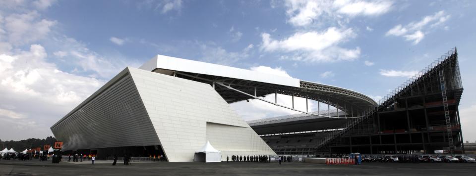 A general view of the Arena de Sao Paulo Stadium, one of the venues for the 2014 World Cup. (Paulo Whitaker/Reuters)