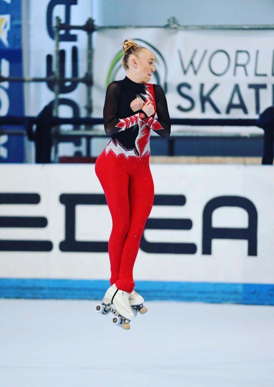 Gazette: Focused - Kyla Mongan at a previous skating event