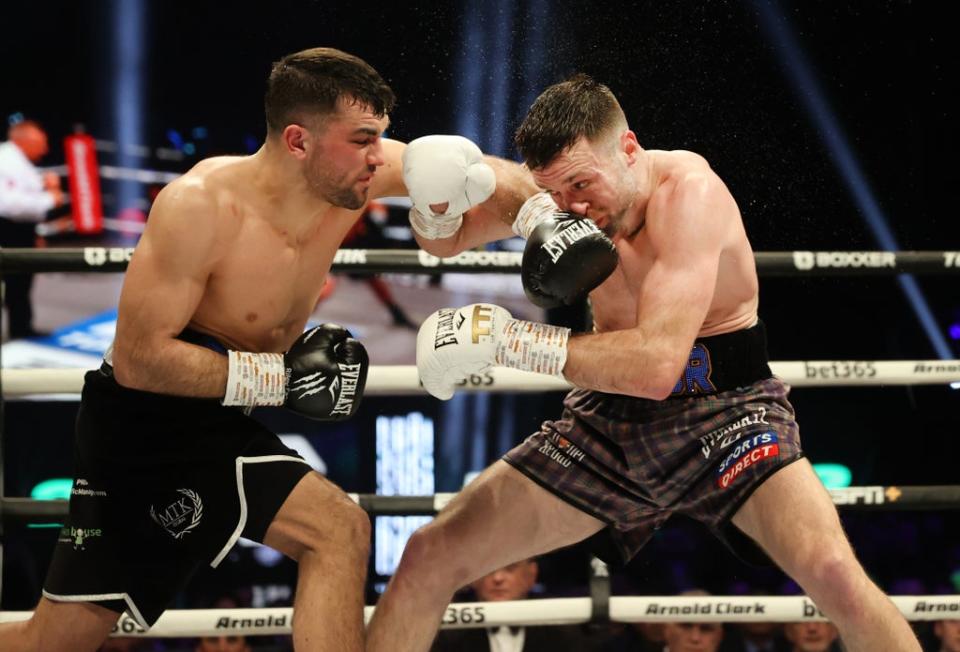 Many felt Jack Catterall, left, edged out Josh Taylor (Steve Welsh/PA) (PA Wire)