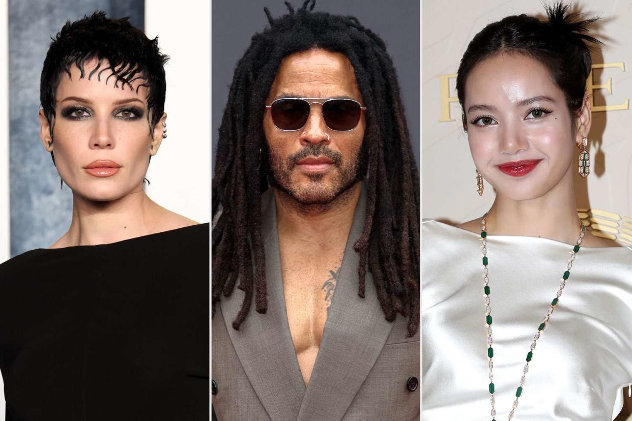 <p>Daniele Venturelli/Getty; Mike Marsland/WireImage; Han Myung-Gu/WireImage</p> Halsey; Lenny Kravitz; LISA