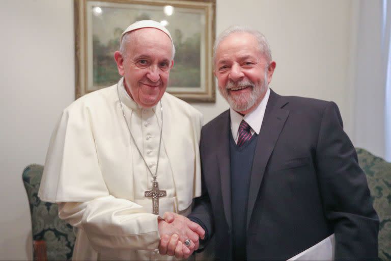 El Papa y Lula, en su encuentro en el Vaticano