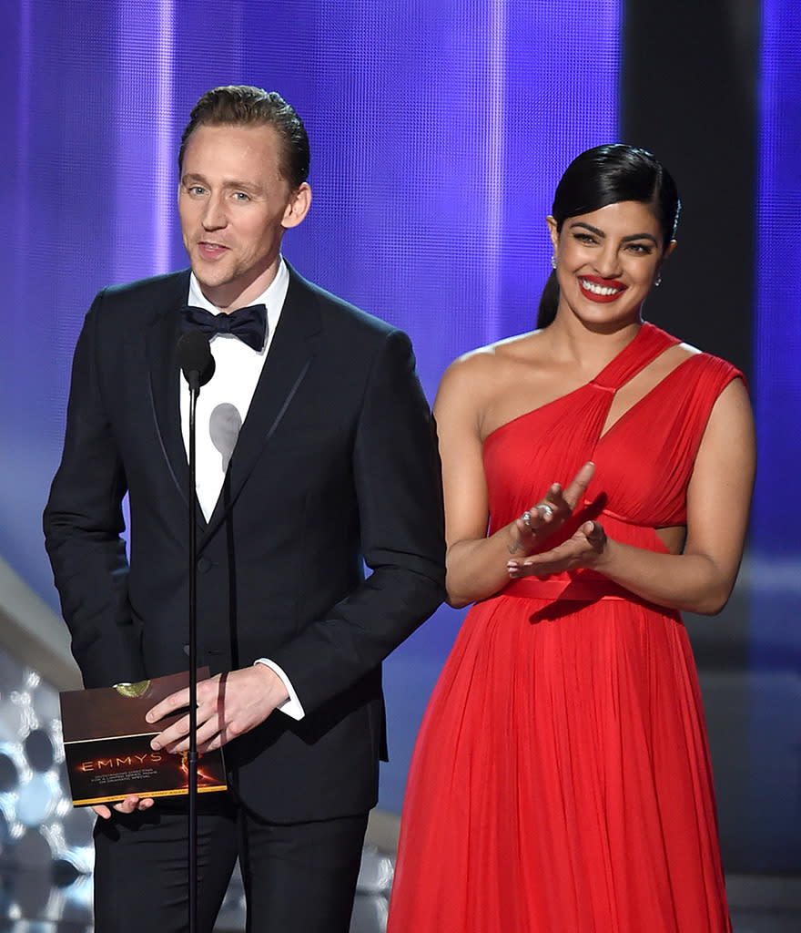 Tom Hiddleston and Priyanka Chopra