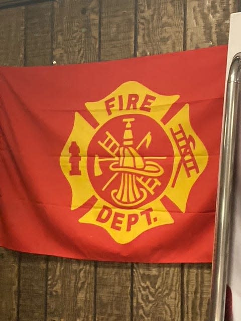 Fire department flag.