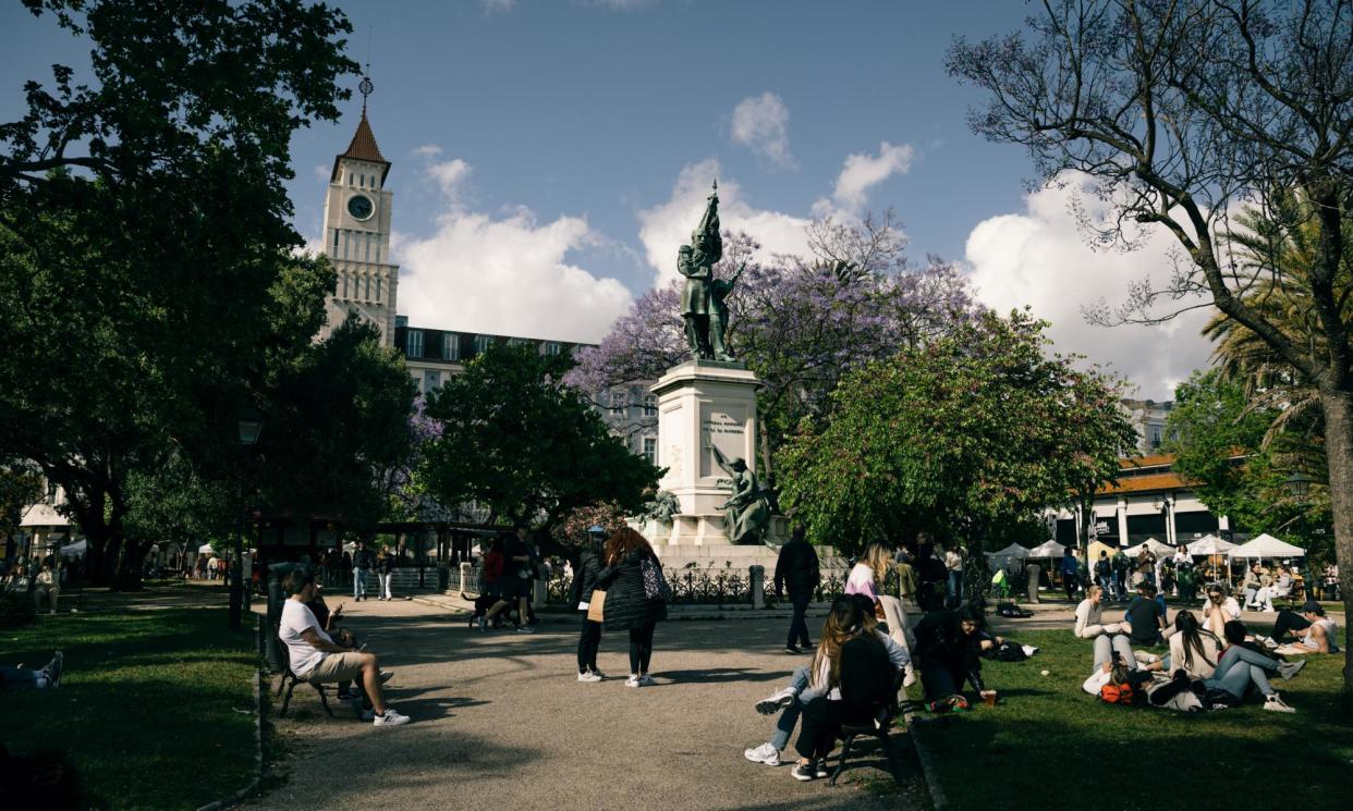 <span>A statue of the Marquês de Sá da Bandeira, a noted abolitionist, in Lisbon. But Portugal’s black history has been less visibly commemorated until now.</span><span>Photograph: Maria Abranches/The Observer</span>