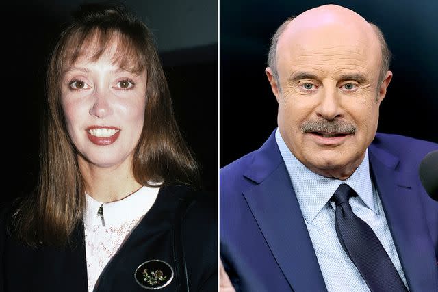 <p>MediaPunch/Shutterstock; Jamie McCarthy/Getty</p> Shelley Duvall, Dr. Phil McGraw