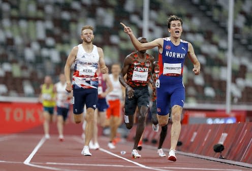 <span class="caption">You probably won't need to train as much as Jakob Ingebrigtsen to get in shape.</span> <span class="attribution"><a class="link " href="https://webgate.epa.eu/?16634349628007773501&MEDIANUMBER=57105777" rel="nofollow noopener" target="_blank" data-ylk="slk:VALDRIN XHEMAJ/ EPA;elm:context_link;itc:0;sec:content-canvas"> VALDRIN XHEMAJ/ EPA</a></span>