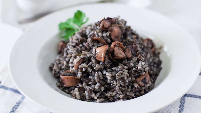 croatian black risotto