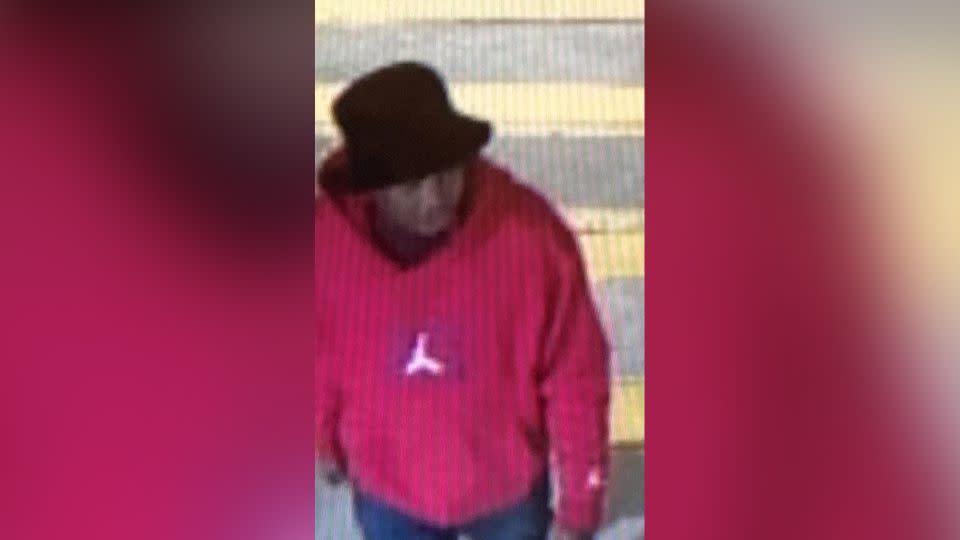 Kevin Kangethe was spotted by surveillance cameras at Boston's Logan International Airport. - Office of Suffolk County District Attorney