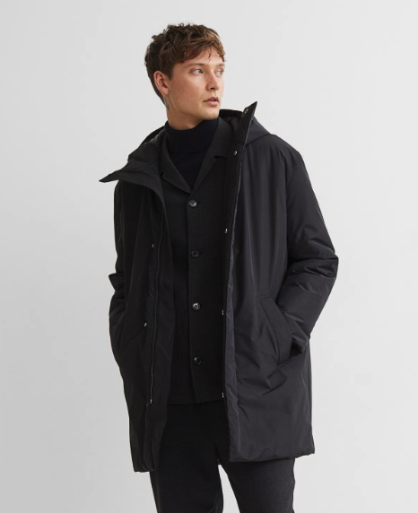 h&M padded winter parka