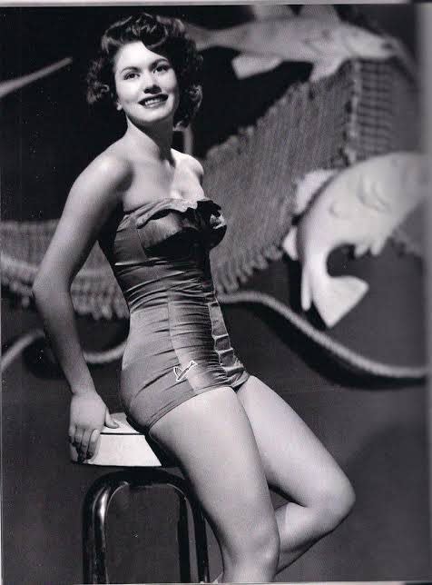 Ana Bertha Lepe en 1953, año en que participó en Miss Universo (Archivo de la AMACC)