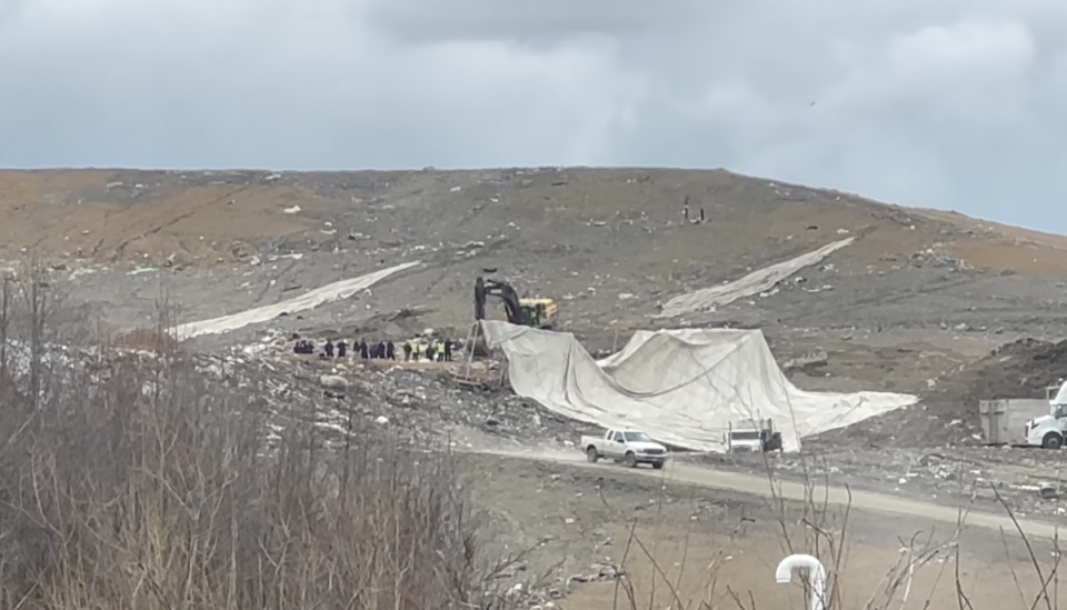 Authorities searched a landfill in White Plains, Kentucky (WSMV)