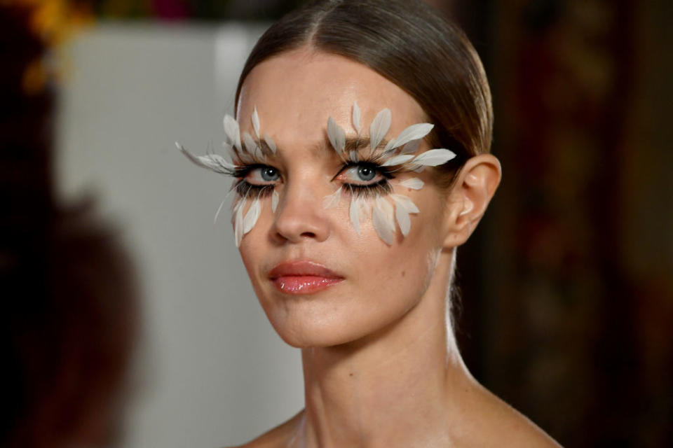 A model walks the runway during the Valentino Spring Summer 2019 show as part of Paris Fashion Week on January 23, 2019 in Paris, France. (Photo by Pascal Le Segretain/Getty Images)