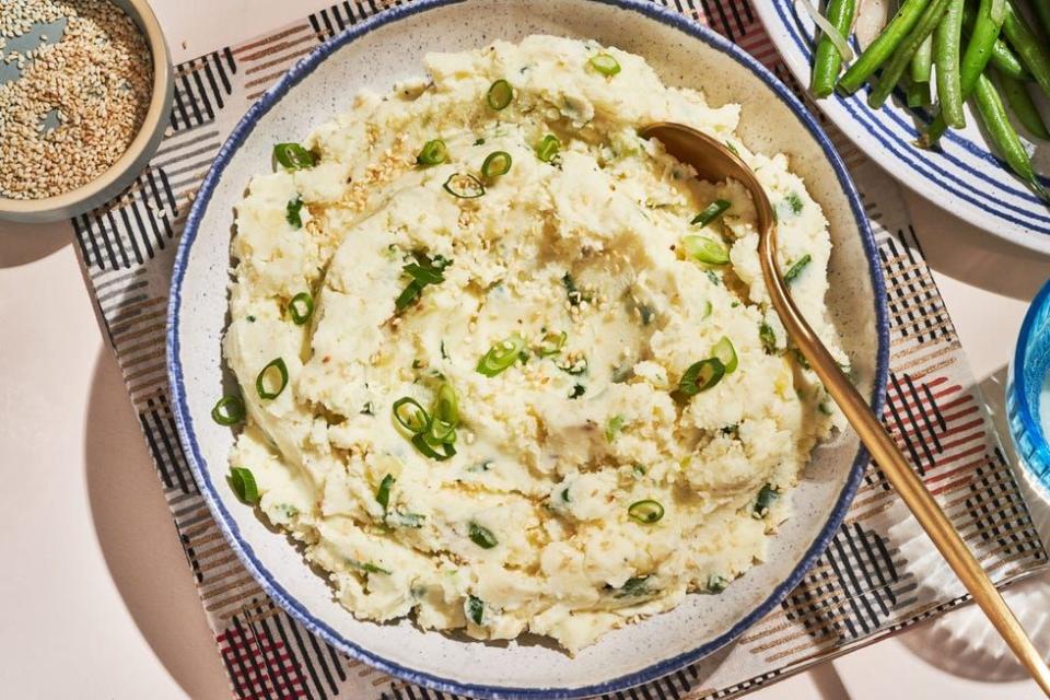 Toasted Sesame Oil Mashed Potatoes