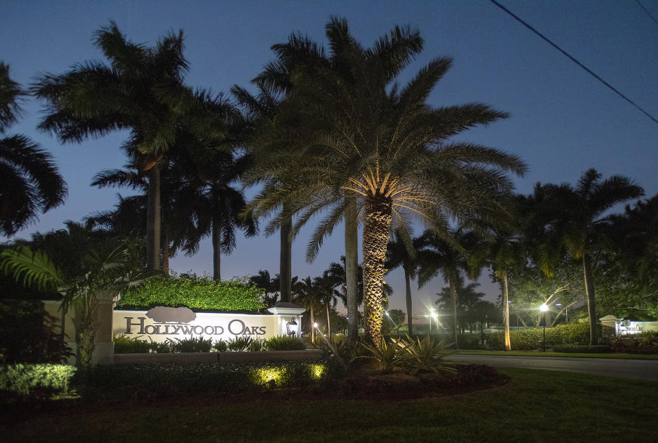 Hollywood, Fla. police swarmed the house of Antonio Brown on Tuesday. On Wednesday, police said Brown has locked himself in the house. (Michael Laughlin/Sun Sentinel/TNS)