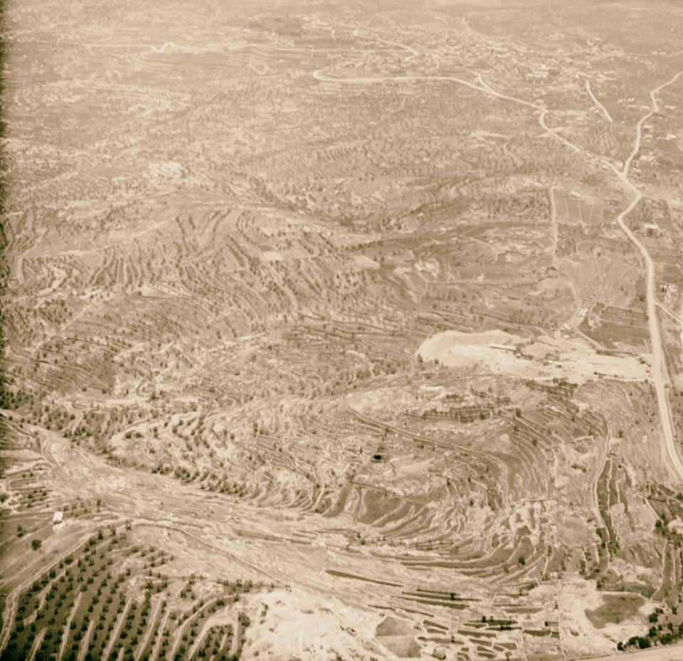 An aerial view of Jerusalem circa 1910. Sepia Times/Universal Images Group via Getty Images