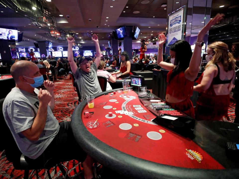 las vegas casinos reopen nevada lockdown coronavirus gambling