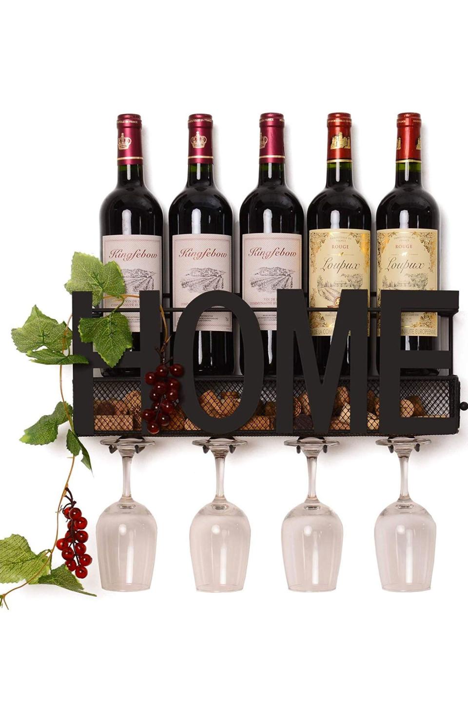 Wall Mounted Wine Rack