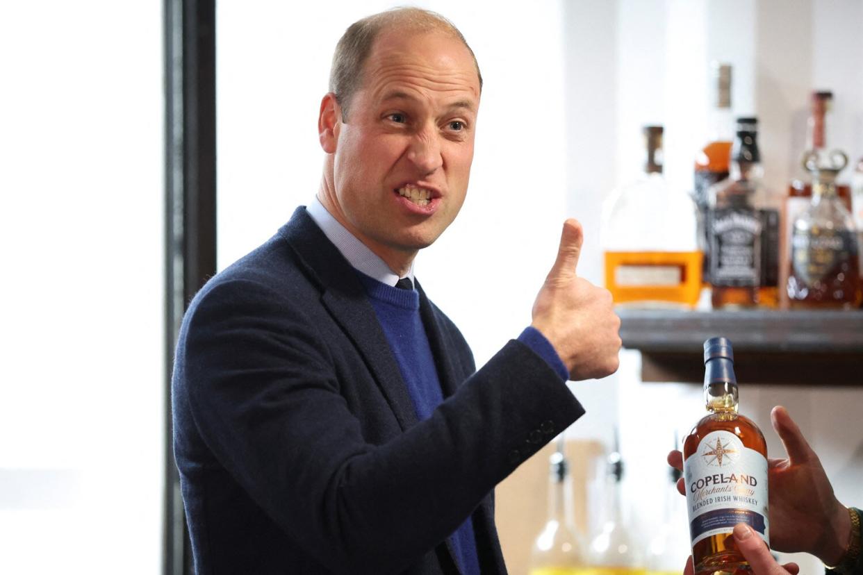 Prince William, Prince of Wales visits the Trademarket outdoor market, as part of the royal visit to Northern Ireland