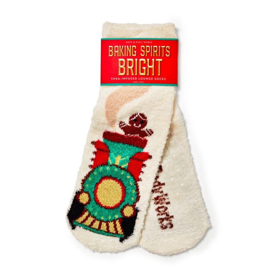 <p><a href="https://go.redirectingat.com?id=74968X1596630&url=https%3A%2F%2Fwww.bathandbodyworks.com%2Fp%2Fgingerbread-train-shea-infused-lounge-socks-026736410.html&sref=https%3A%2F%2Fwww.bestproducts.com%2Fparenting%2Fteen%2Fg45778319%2Fstocking-stuffers-for-teens%2F" rel="nofollow noopener" target="_blank" data-ylk="slk:Shop Now;elm:context_link;itc:0;sec:content-canvas" class="link ">Shop Now</a></p><p>Shea-Infused Lounge Socks</p><p>bathandbodyworks.com</p><p>$8.95</p>