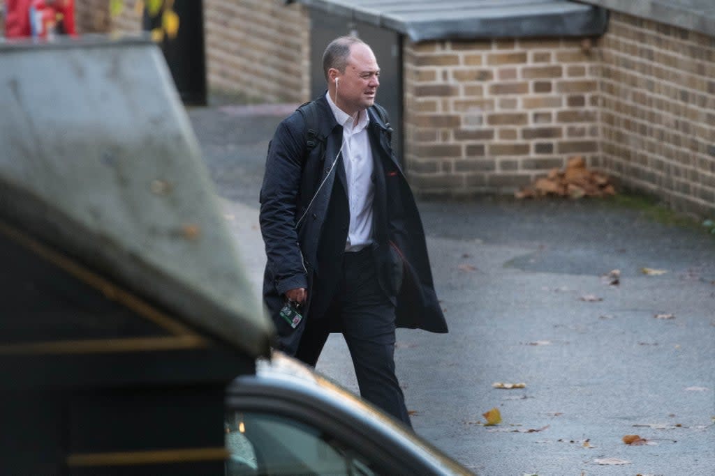 James Slack in Downing Street. (Stefan Rousseau/PA) (PA Archive)