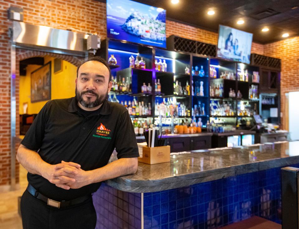 Jose Chavez, owner of Chavez Mexican Restaurante poses for a photo on Thursday, Feb. 16, 2023, in Rockford.