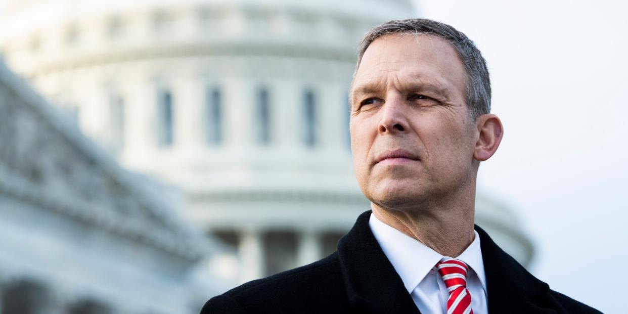 Republican Rep. Scott Perry of Pennsylvania outside the Capitol on December 3, 2020.