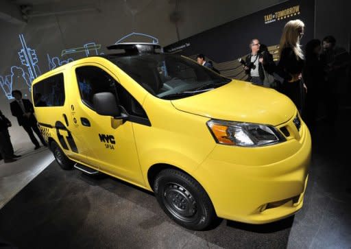 The Nissan NV200, New York's Taxi of Tomorrow is unveiled April 3, 2012 in New York. The NV200 will be the exclusive New York City taxi vehicle starting in 2013