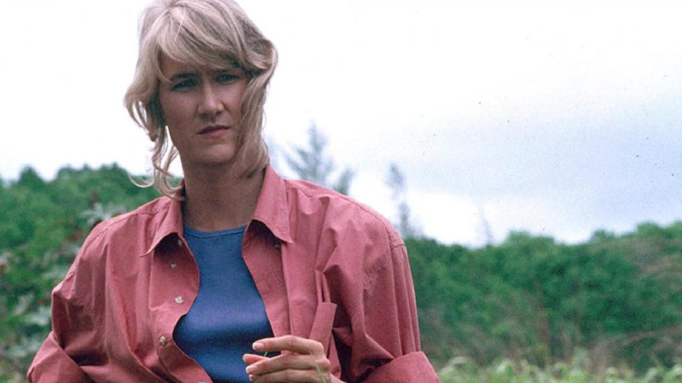 Laura Dern in Jurassic Park.