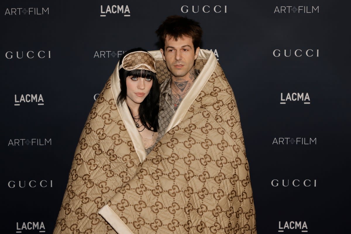  Billie Eilish and Jesse Rutherford attend the LACMA Art + Film Gala at Los Angeles County Museum of Art on November 5  (Kevin Winter/Getty Images)